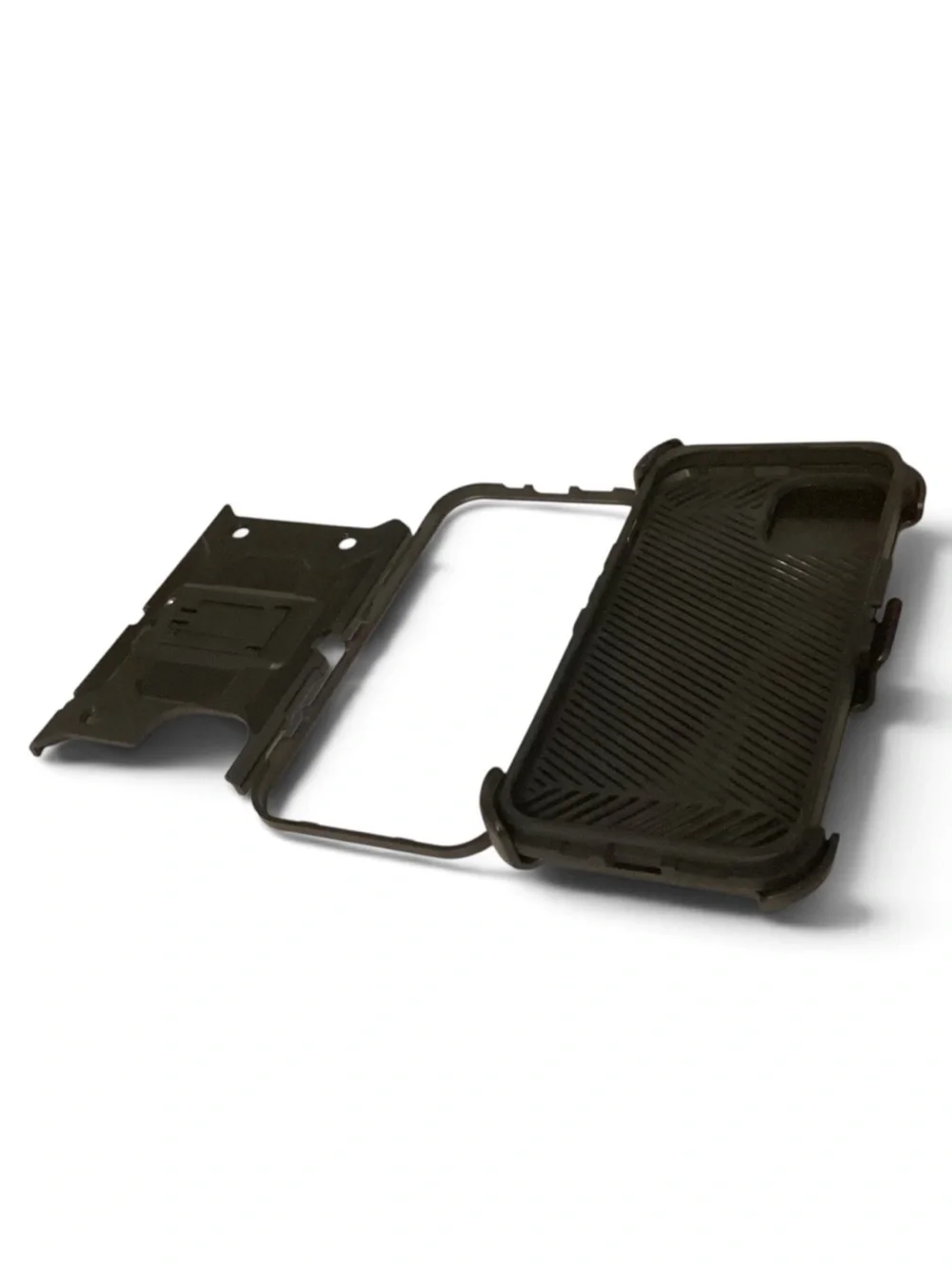 Black Cocomii Rugged iPhone 15 6.1 Case Swivel Belt Clip Holster Shockproof